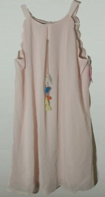 Amy Byer 连衣裙 带项链 ~ 腮红 ~ 16 码 ~ 全新带标签 — 第 1/3 张图片