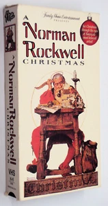 A NORMAN ROCKWELL CHRISTMAS VHS X-Mas Carols Music Videos Out Of Print Video FHE - Picture 1 of 3