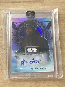 2022 Topps Star Wars Signatures Captain Panaka Hugh Quarshie Auto #A-HQ