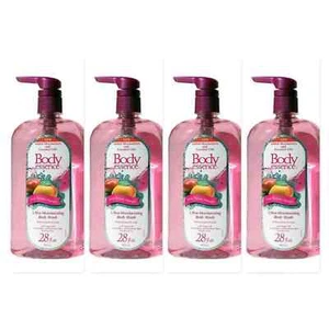 (4Pack) Body Essence Pink Passion Mango Ultra Moisturizing Body Wash 28 oz - Picture 1 of 6