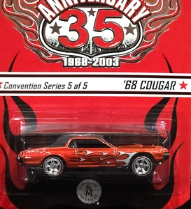 Hot Wheels 68 1968 Mercury Cougar 2003 17th Annual Convention Car 00781/2500 - Picture 1 of 4