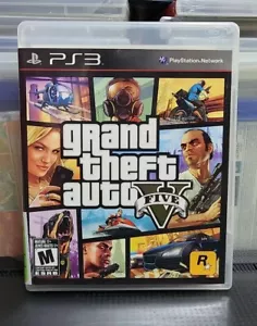 Grand Theft Auto 5 PS3 (Tested and Manual Included but no Map) - Picture 1 of 3