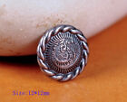 50 pièces 12 mm motif corde argent concos artisanat cuir clou rivet s'accroches décoratives