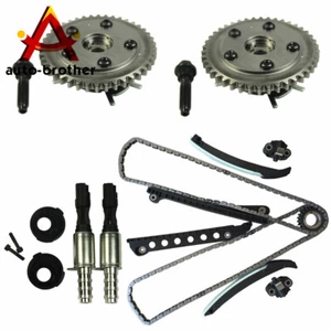 Timing Chain Kit Cam Phasers VVT Valves Fit For Ford Lincoln With Seal & Screw - Picture 1 of 7