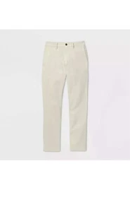 Men's Straight Fit Hennepin Chino Pants ~ Goodfellow & Co 42x32~ Ivory~ NEW! - Picture 1 of 3