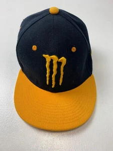 Monster Energy Drink Baseball Cap / 7 1/2” / Black & Orange - Picture 1 of 6