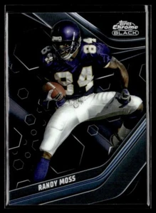 2023 Topps Chrome Black Composite Randy Moss #129 Minnesota Vikings - Picture 1 of 2