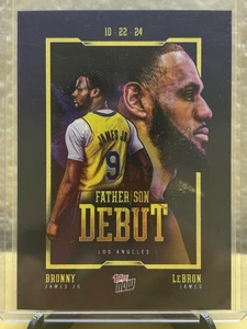  LeBron James and Bronny James 2024 Topps Now Father/Son Debut. Los Angeles. LAL - Picture 1 of 2