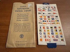 BSA, 1945 Fleron Automatic Signal Chart for Continental Semaphore Flag Codes - Picture 1 of 2