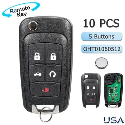 10 para Chevrolet Equinox 2010 2011 2012 2013 2014 2015 2016 2017 mando a distancia llavero Foto 1 de 4