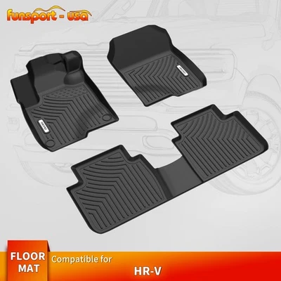 For 2023-2025 Honda HRV HR-V Floor Mats 3D Molded Floor Liners TPE All-Weather Foto 1 de 4