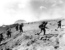 WWII Photo, Iwo Jima Landings, WW2 USMC US Marine Corps World War Two Pacific 