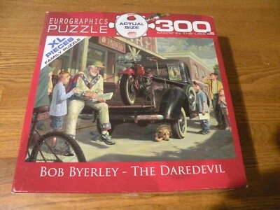 EUROGRAPHICS BOB BYERLEY THE DAREDEVIL 300 PIECE PUZZLE GUARANTEED COMPLETE - Image 1 of 3
