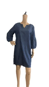 Talbots Jean Blue Dress Size 10P - Picture 1 of 5