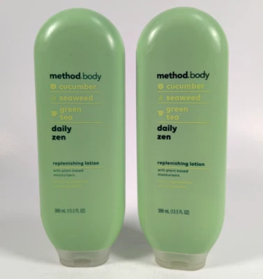 Method Body Daily Zen Loción Reponedora Hidratante a Base de Plantas Paquete de 2 13.5 OZ Foto 1 de 3