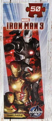 Torre Rompecabezas Sellada IRON MAN 3 5x18.8" Marvel Avengers 50 Piezas Foto 1 de 3