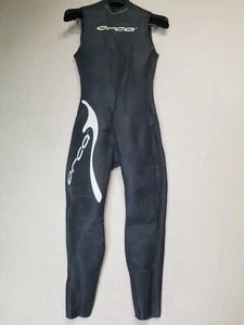 Orca Women Wetsuit Full Back Zip Sleeveless Black Size 8 See All Pics - Picture 1 of 9