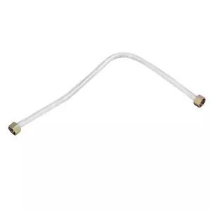 G3/8 17.13" Aluminum Air Compressor Exhaust Tube Replacement Silver Tone - Picture 1 of 4
