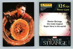 Power Card #125/125 Marvel Doctor Strange 2016 Panini Trading Card