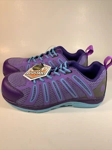 Nuevos zapatos de trabajo Nautilus N1792 talla 8M compuestos para mujer púrpura nuevos - Imagen 1 de 12