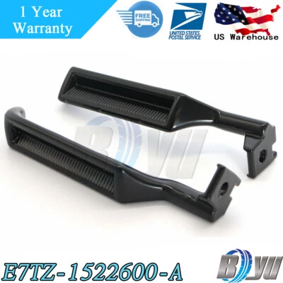 New Black Metal Inside Door Handles Pair LH RH For 1987-1996 Ford F150 F250 F350 - Image 1 of 4