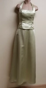 La Joli Mode celedon (pale blue green) formal dress, size 4 - Picture 1 of 9