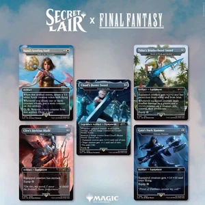 MTG Secret Lair x FINAL FANTASY: WEAPONS NON-FOIL EN - IN HAND, SHIPS TODAY - Picture 1 of 6