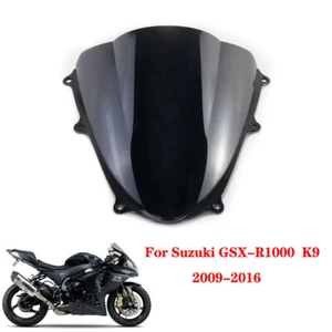 ABS Windshield For Suzuki GSXR1000 2009 - 2016 K9 10 12 14 15 Windscreen Black - Picture 1 of 2