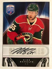 2009-10 Be A Player Signatures Autograph Nick Schultz Auto #S-NS