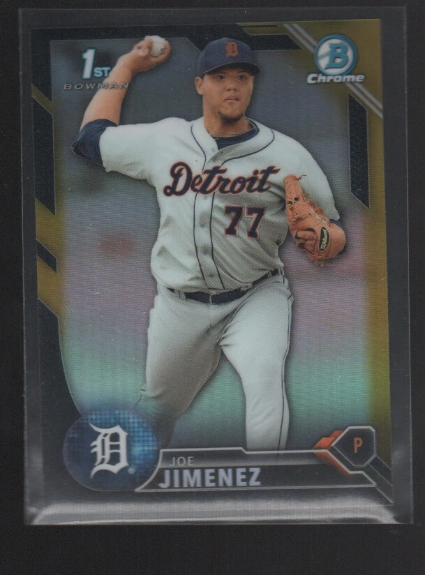 JOE JIMENEZ 2016 BOWMAN CHROME PROSPECTS BLACK GOLD REFRACTOR #BCP225 - Image 1 of 1