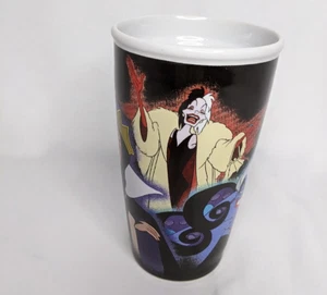 Vaso de viaje villanos tienda Disney cerámica sin tapa Ursula Cruella malifaciente - Imagen 1 de 6