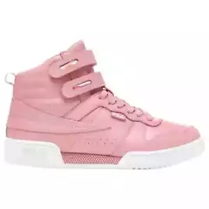 Fila F-14 IRI High-Top Leather (GS) Lifestyle Shoes Pink Youth Big Kids' NEW - Picture 1 of 8