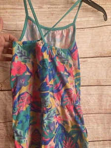 Cat & Jack tropical romper-Girls 7/8 - Picture 1 of 5