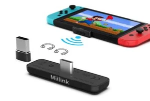 MiiLink Bluetooth-Adapter für Nintendo Switch/PC/PS4/PS5, kabelloser Bluetooth - Bild 1 von 7