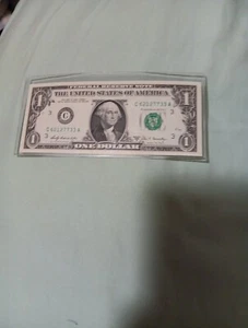 1969 B $1 Federal Reserve Note Green Seal Circulated - Picture 1 of 2