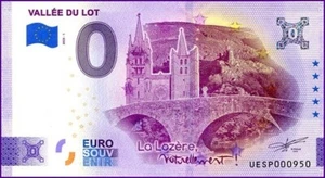 UESP / VALLEE DU LOT / BILLET 0 € / NULL EURO-SCHEIN / 0 € 2023-1 - Picture 1 of 1