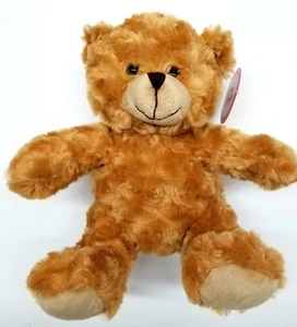 9 inches tall sitting mocha Plushland teddy bear - Picture 1 of 1