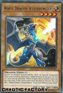 YUGIOH MGED-EN132 White Dragon Wyverburster Rare 1st Edition NM - Picture 1 of 1