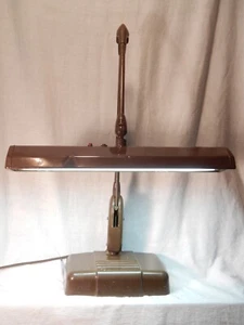 Vtg. DAZOR FLOATING FIXTURE INDUSTRIAL DESK LIGHT 2324-16 Bulbs Included - Picture 1 of 11