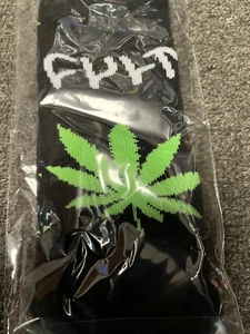 Cult Socks Huf Black One Size New Bmx Apparel Racing Freestyle Flatland - Picture 1 of 4
