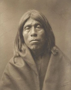 Impresión 8x10 Nativos Americanos Quniaika Mohave Indio por Curtis #ESC39 - Imagen 1 de 1