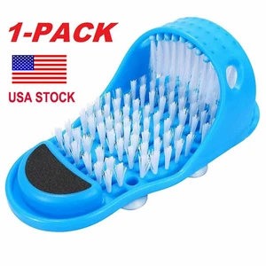 Feet Scrubber Brush Slipper Bath Shower Spa Easy Cleaner Scrub Feet Massage Wash - Picture 1 of 8