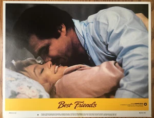 Tarjeta de vestíbulo Best Friends 1982 vintage 11"x14" #8 Burt Reynolds, Goldie Hawn - Imagen 1 de 7