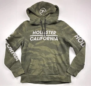 Hollister California Camuflaje Sudadera con Capucha Pullover Sudadera Hombres Talla Pequeña Camuflaje - Imagen 1 de 6