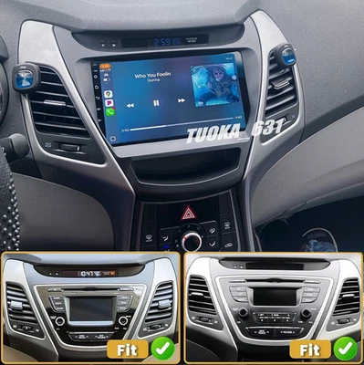 Apple CarPlay For Hyundai Elantra 2014-2016 Android 13 Car Stereo GPS NAVI Radio Foto 1 de 4