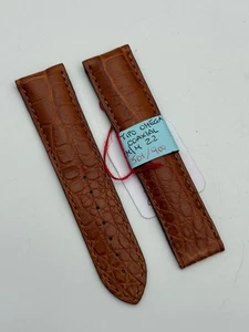 omega co-axial 22-20mm cinturino strap pelle leather - Foto 1 di 3