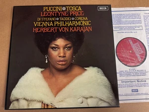 5BB 123-4 Puccini Tosca Leontyne Price Di Stefano Karajan 2 LP box - Picture 1 of 3