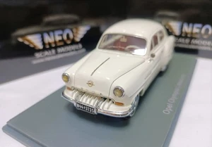 Neo 1:43 Opel Olympia Limousine white luxury sedan model - Picture 1 of 5