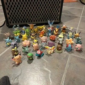 45 Pokemon Kids Finger puppet Mini Figure Sofubi Lot Gen 1 90s - Picture 1 of 7