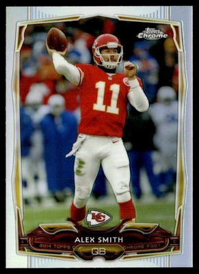 2014 Topps Chrome Alex Smith Kansas City Chiefs #54 - Image 1 of 2